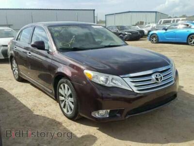 2011 Toyota AVALON, burgundy — VIN 4T1BK3DB4BU391130, Copart
