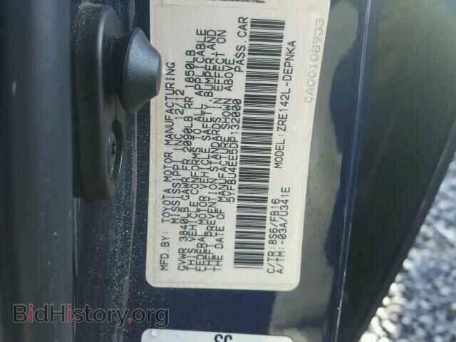 2013 TOYOTA COROLLA - VIN: 5YFBU4EE5DP132000 - Фото 10