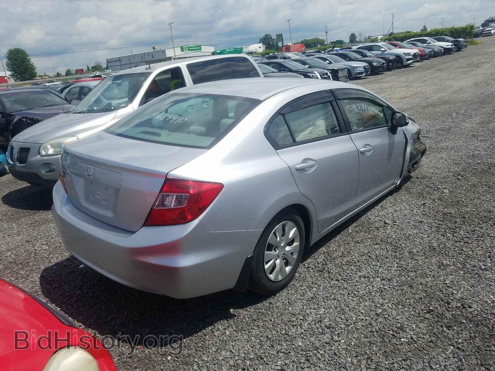 2012 HONDA CIVIC - VIN: 2HGFB2F43CH103876 - Фото 4