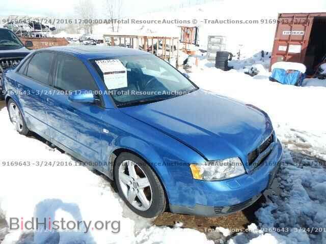 2002 AUDI A4 - VIN: WAULC68E02A144228 - Фото 2