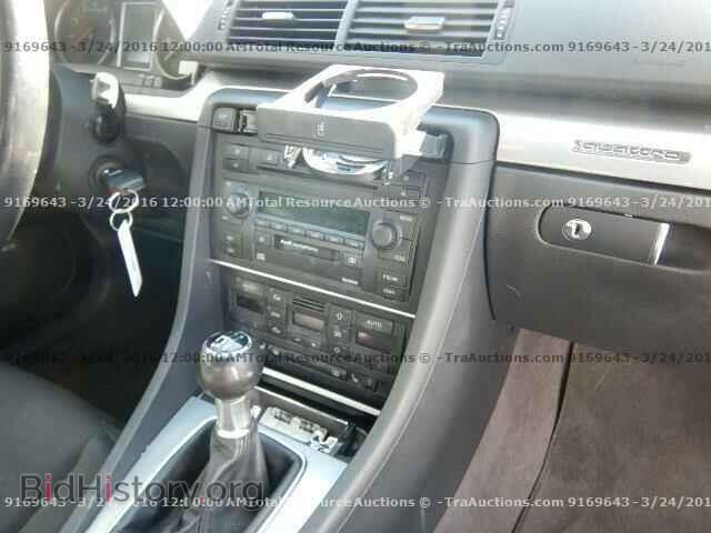 2002 AUDI A4 - VIN: WAULC68E02A144228 - Фото 9