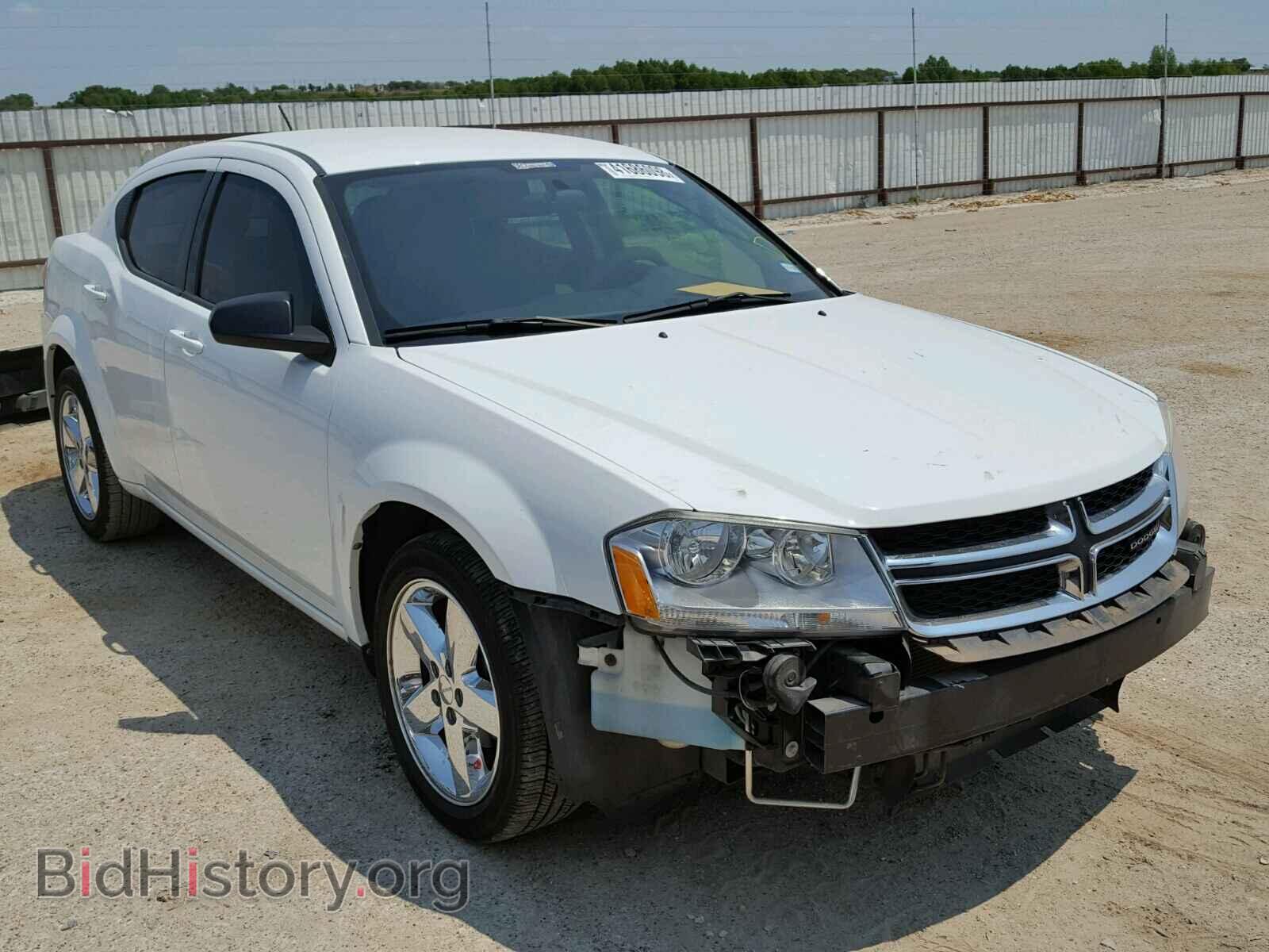 Photo 1C3CDZAB6DN504202 - DODGE AVENGER 2013