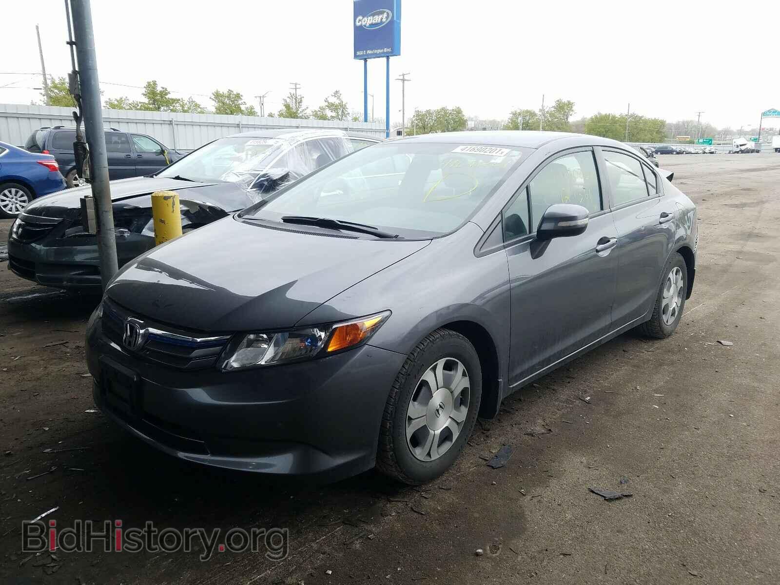 2012 HONDA CIVIC - VIN: JHMFB4F34CS001379 - Фото 2