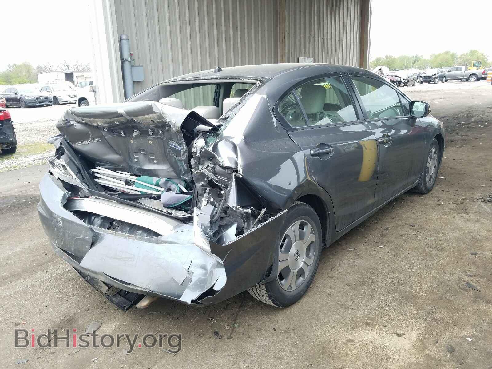 2012 HONDA CIVIC - VIN: JHMFB4F34CS001379 - Фото 4