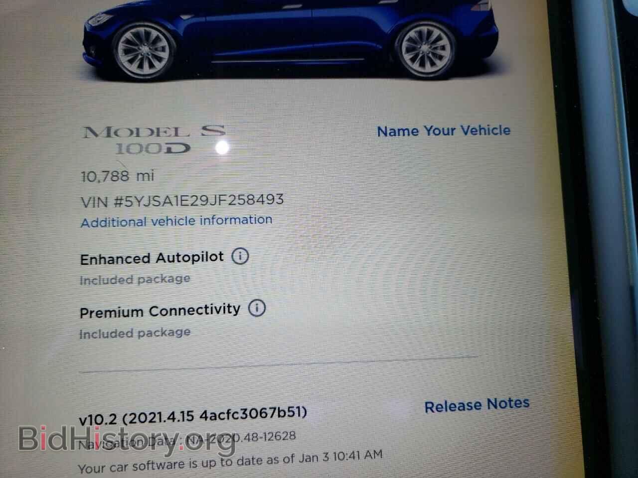 2018 TESLA MODEL S - VIN: 5YJSA1E29JF258493 - Photo 8
