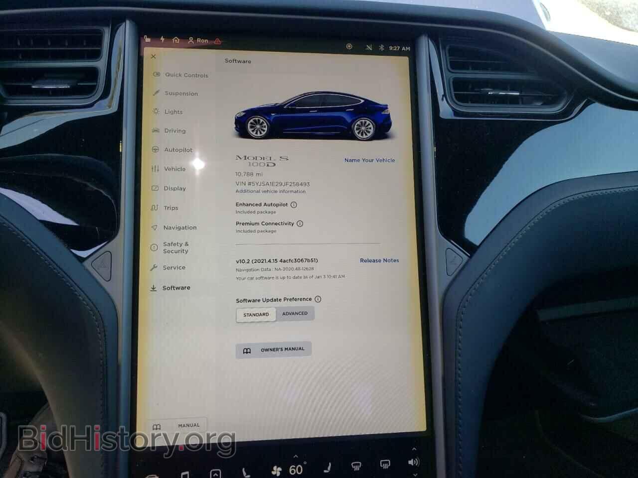 2018 TESLA MODEL S - VIN: 5YJSA1E29JF258493 - Photo 9