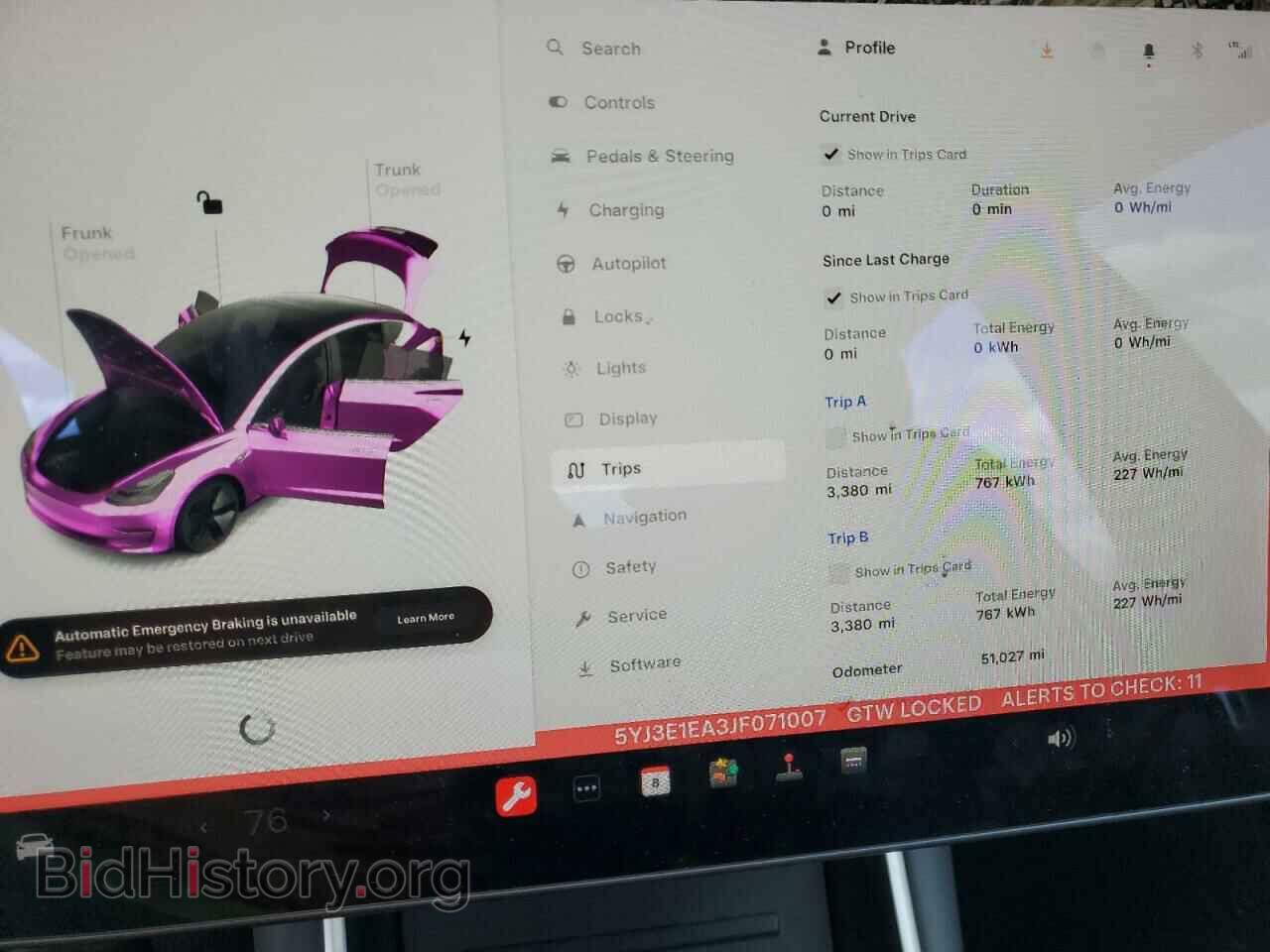 2018 TESLA MODEL 3 - VIN: 5YJ3E1EA3JF071007 - Photo 9