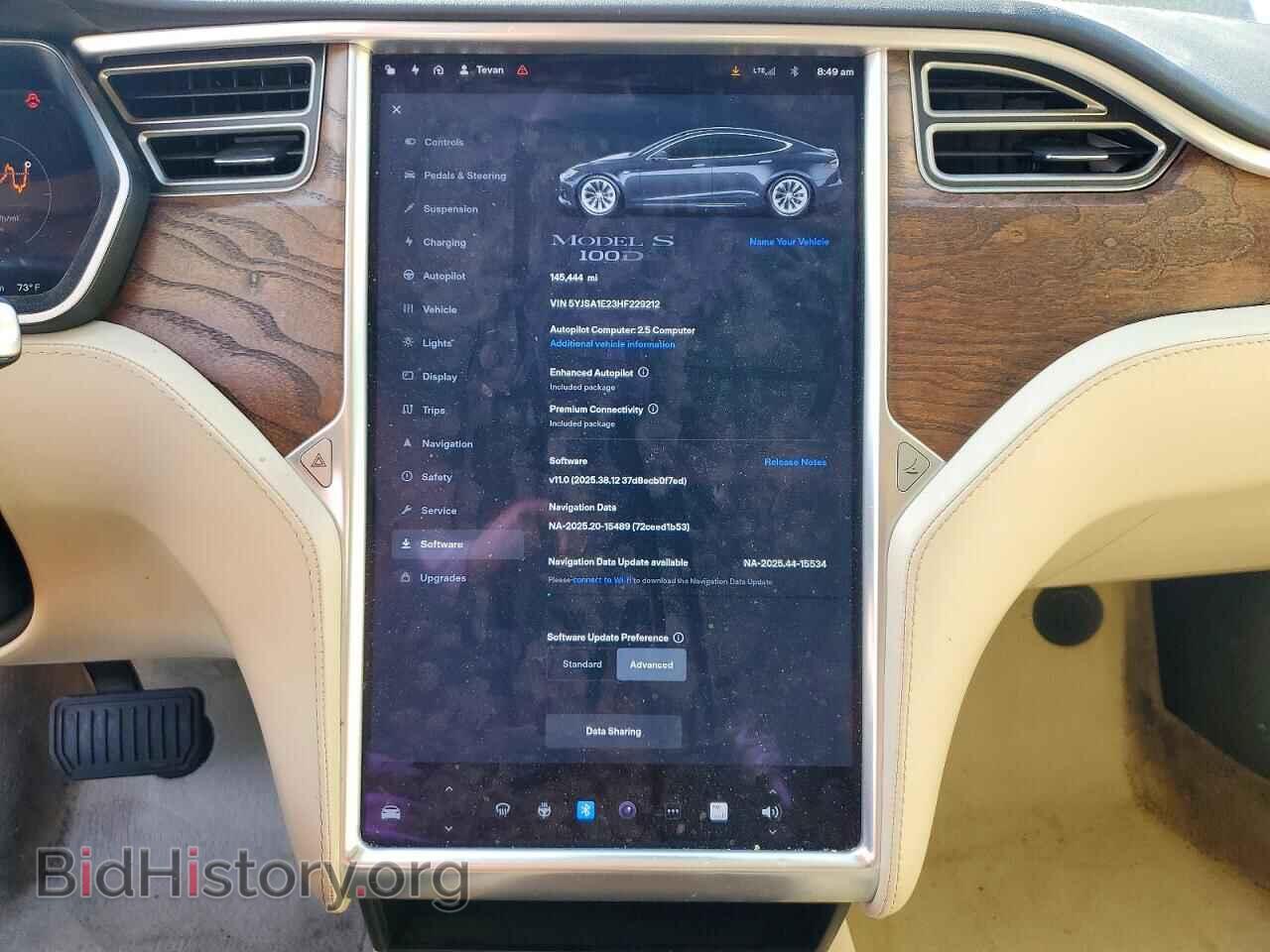 2017 TESLA MODEL S - VIN: 5YJSA1E23HF229212 - Photo 9