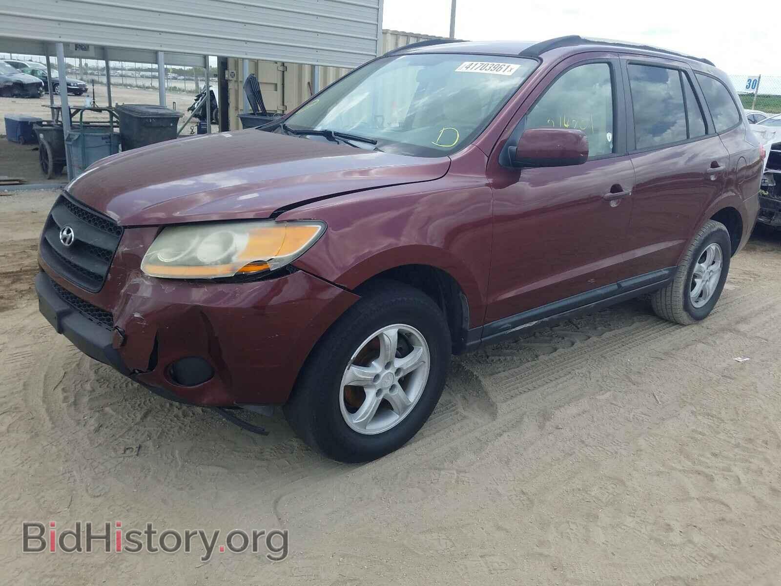 2008 HYUNDAI SANTA FE - VIN: 5NMSG13D98H173021 - Фото 2