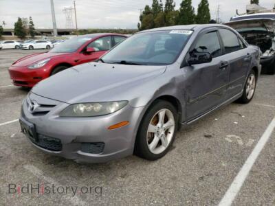 2007 Mazda 6 6 I, charcoal — VIN 1YVHP80C075M08285, Copart