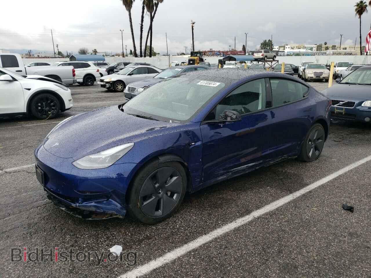 Photo 5YJ3E1EA1NF375507 - TESLA MODEL 3 2022