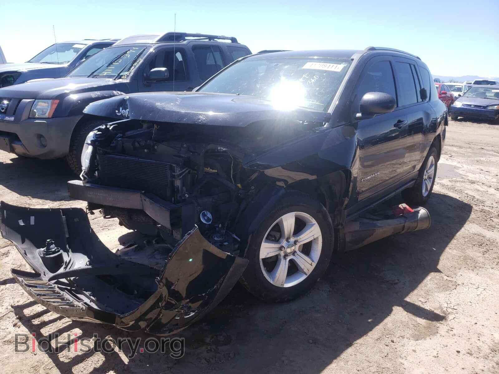 2012 JEEP COMPASS - VIN: 1C4NJDBB0CD553110 - Фото 2