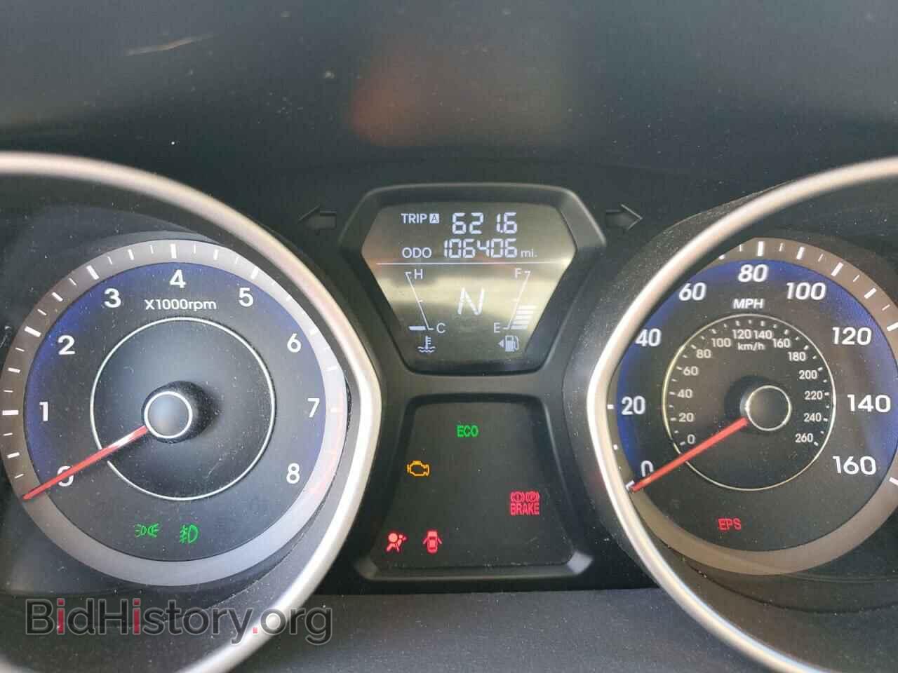 2012 HYUNDAI ELANTRA - VIN: KMHDH4AE7CU302017 - Фото 9