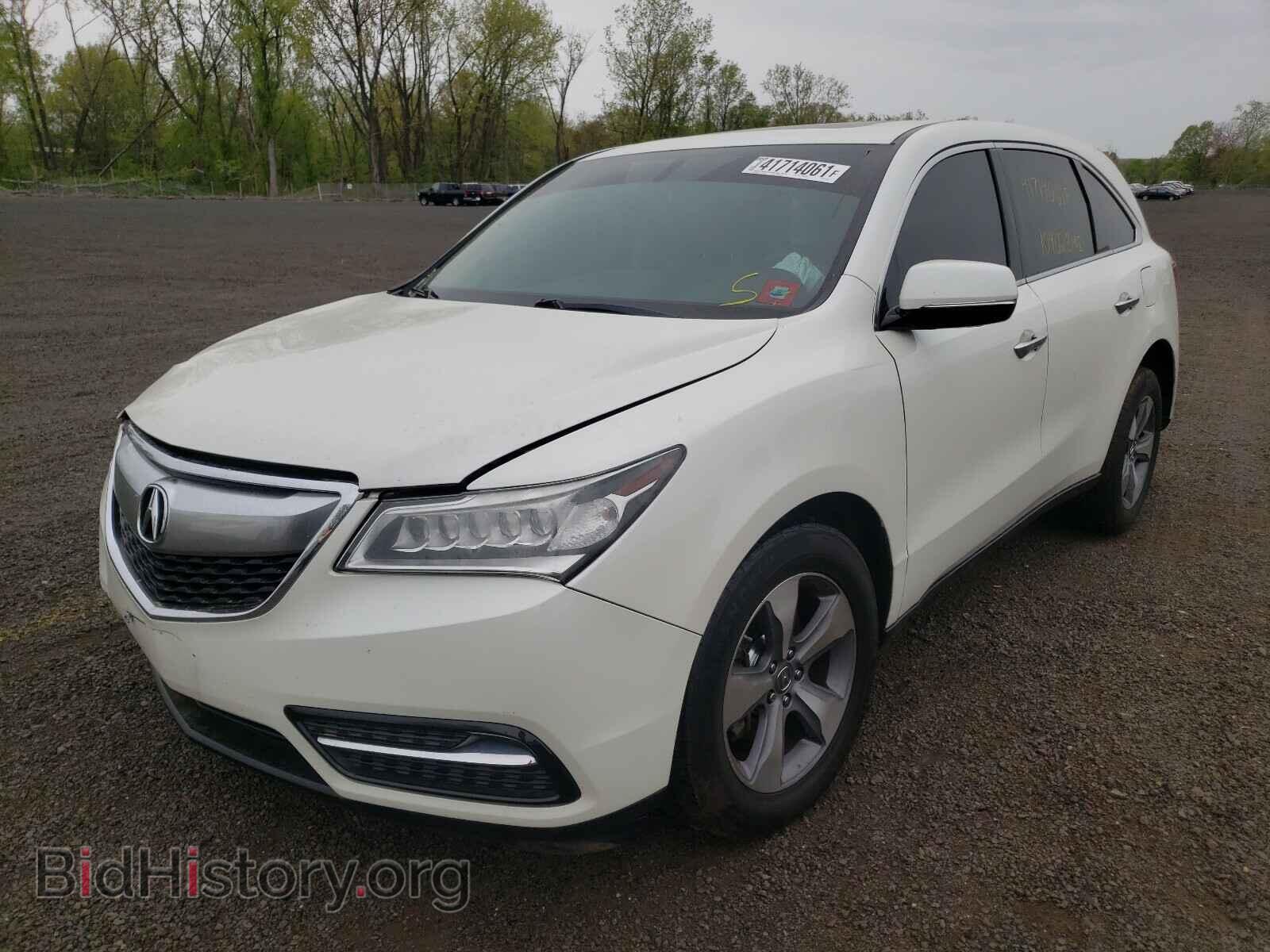 2014 ACURA MDX - VIN: 5FRYD4H2XEB017187 - Фото 2