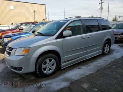 2010 Dodge CARAVAN GRAND CARA, серебристый — VIN 2D4RN5D17AR100227, Copart