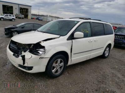 2010 Dodge CARAVAN Grand Cara, белый — VIN 2D4RN5D18AR317236, Copart