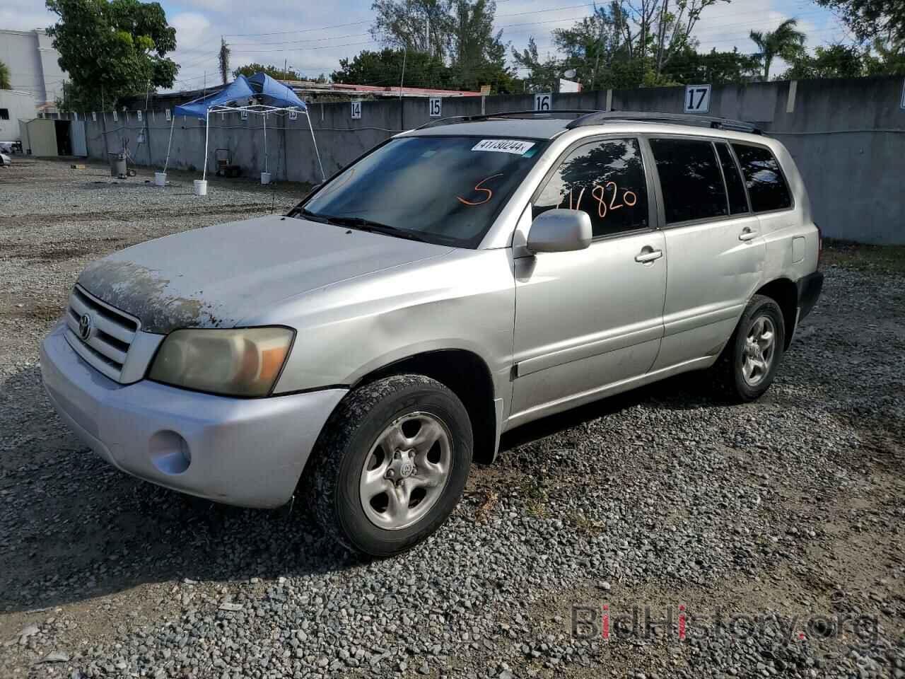 Photo JTEDD21A960135281 - TOYOTA HIGHLANDER 2006