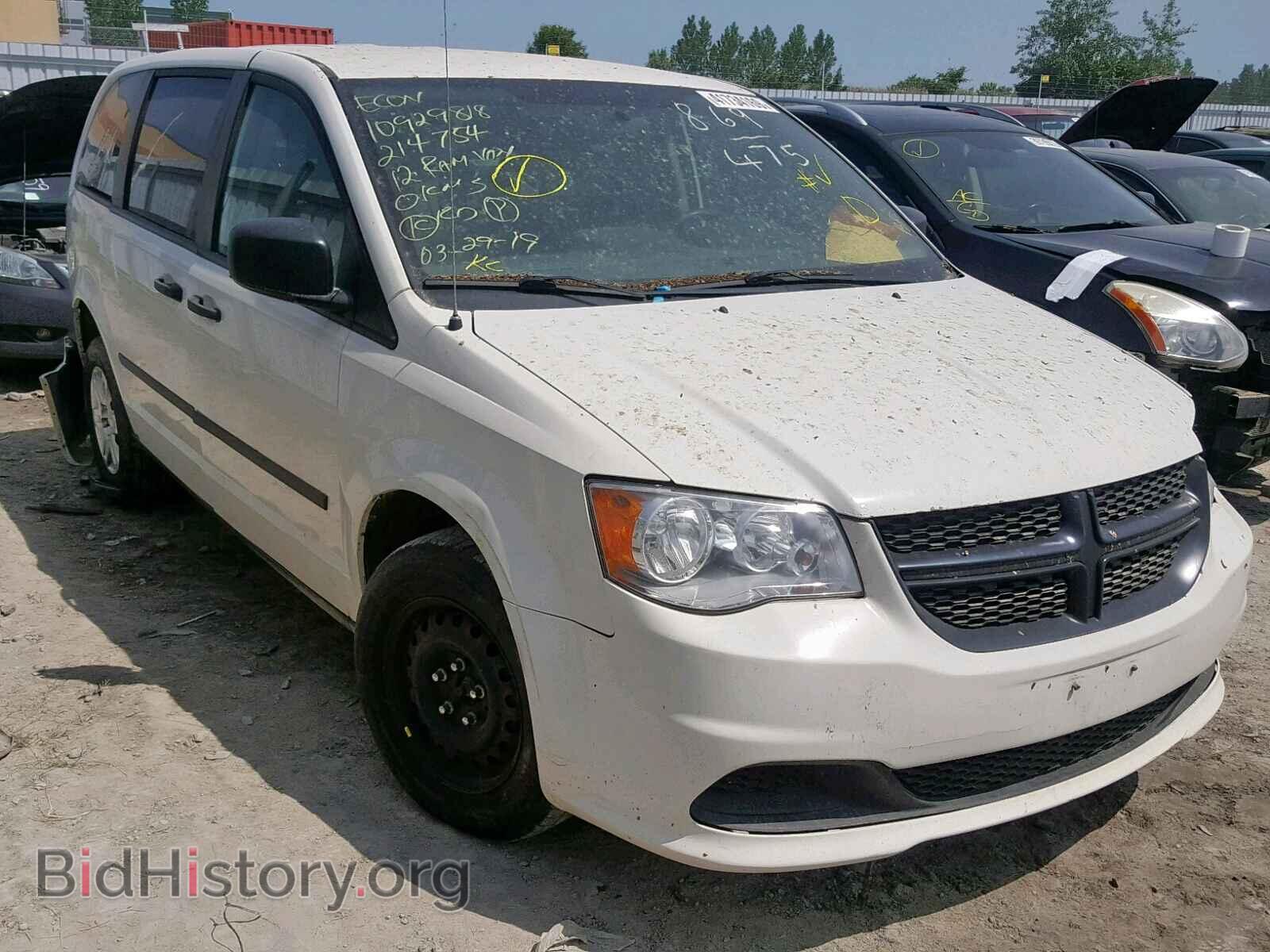 Photo 2C4JDGAG2CR214754 - DODGE RAM VAN 2012