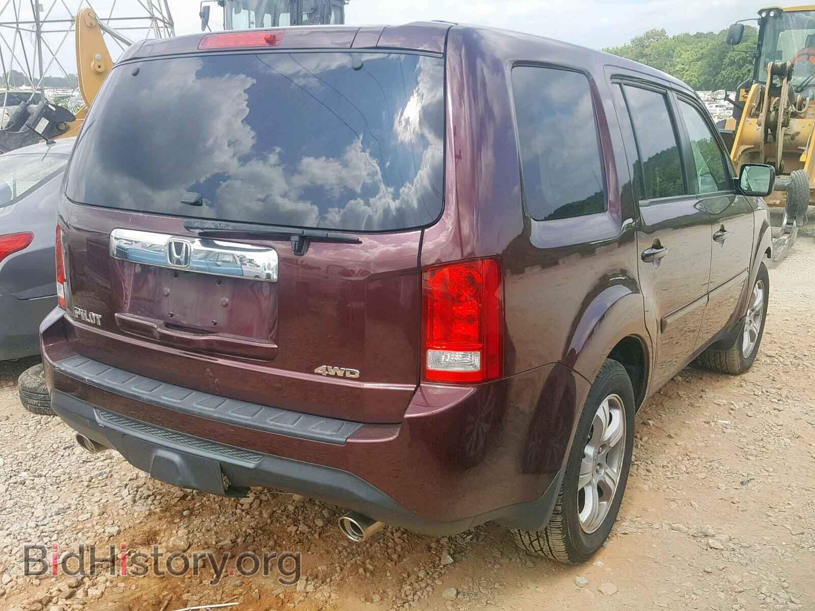 2012 HONDA PILOT EXL - VIN: 5FNYF4H56CB071119 - Фото 4