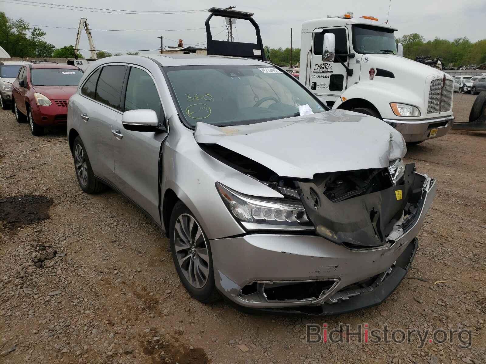 Фотография 5FRYD4H62FB011307 - ACURA MDX 2015