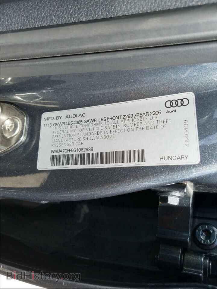 2016 AUDI A3 - VIN: WAUA7GFF5G1062838 - Фото 10