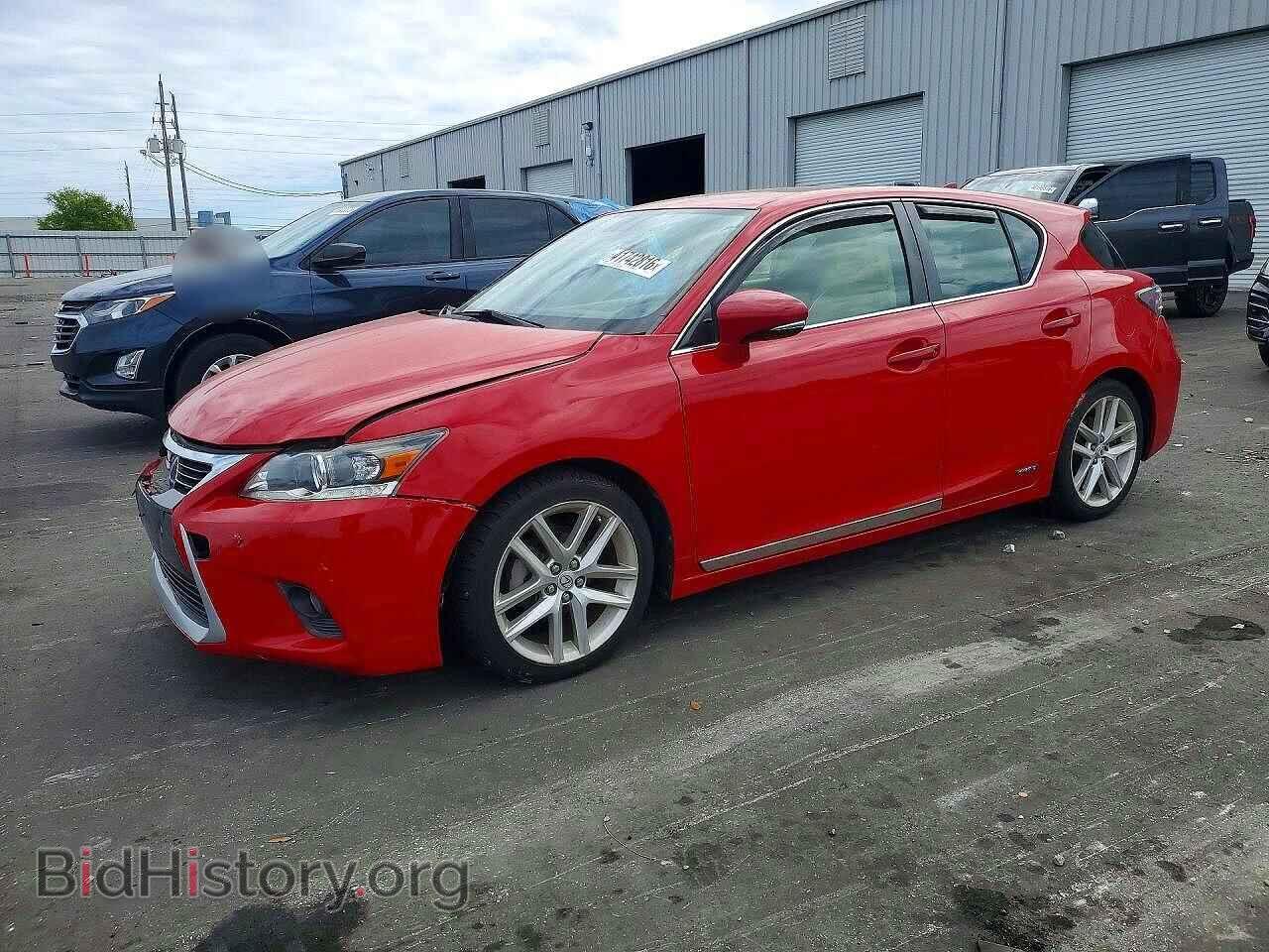 Photo JTHKD5BH4E2174791 - LEXUS CT 200 2014