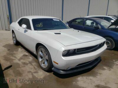 2014 Dodge CHALLENGER, белый — VIN 2C3CDYAG4EH181977, Copart