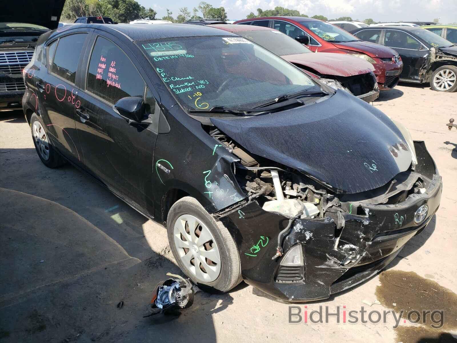 Photo JTDKDTB3XD1054184 - TOYOTA PRIUS 2013