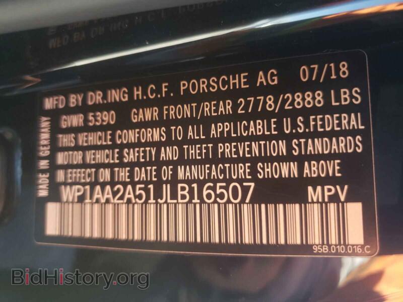 2018 Porsche MACAN (VIN WP1AA2A51JLB16507) — photo 10 of 10