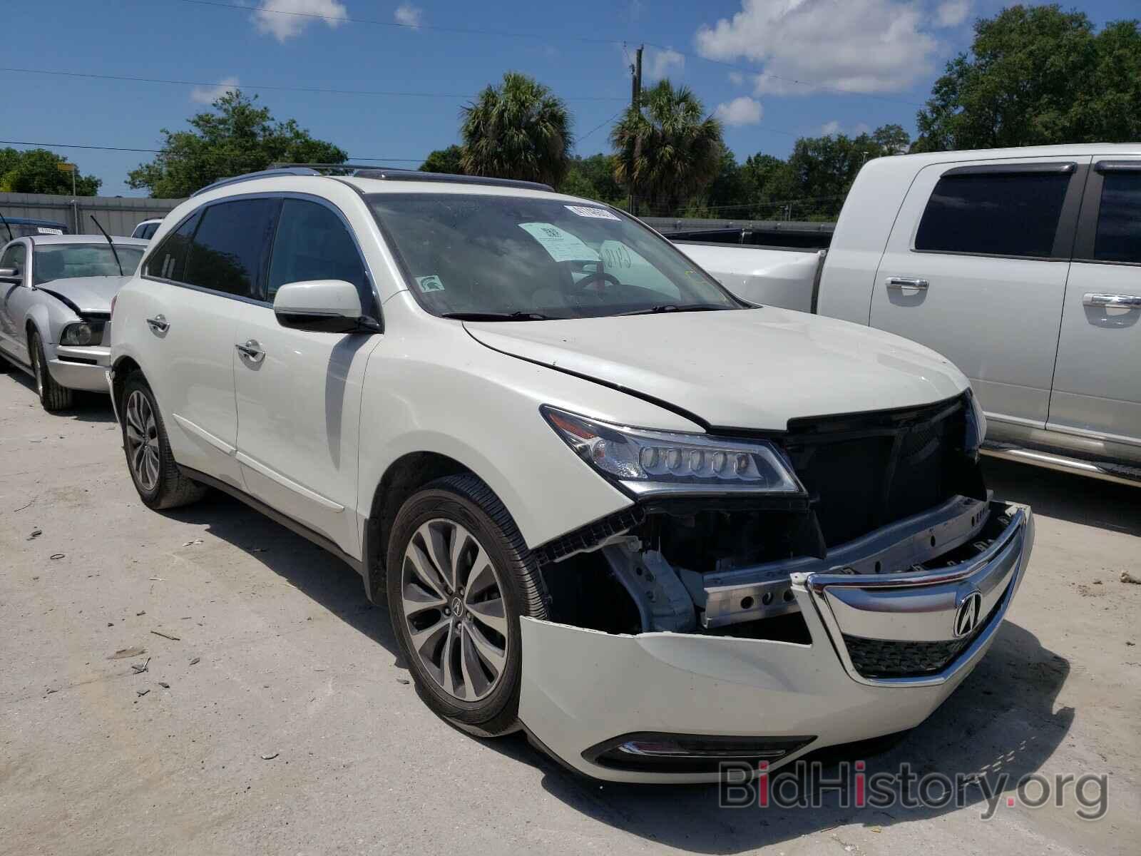 Фотография 5FRYD4H44GB019232 - ACURA MDX 2016