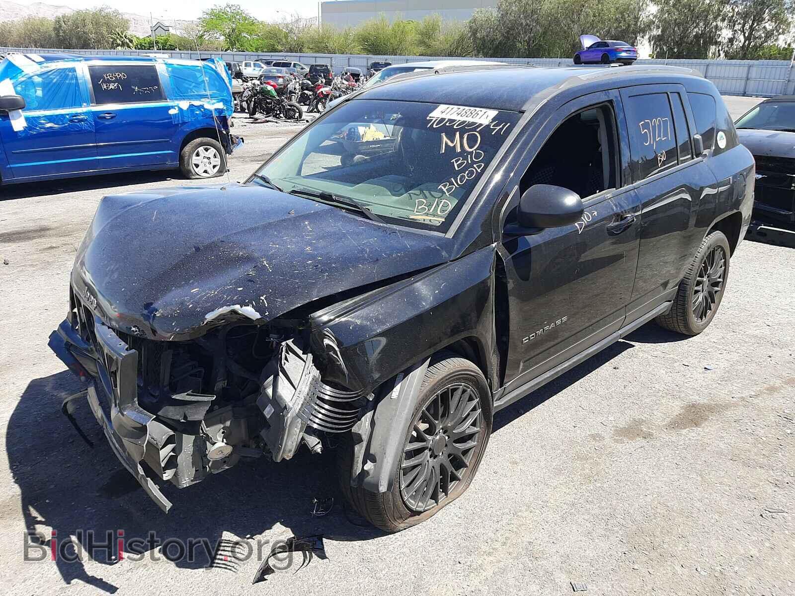 2017 JEEP COMPASS - VIN: 1C4NJCBA6HD102823 - Фото 2