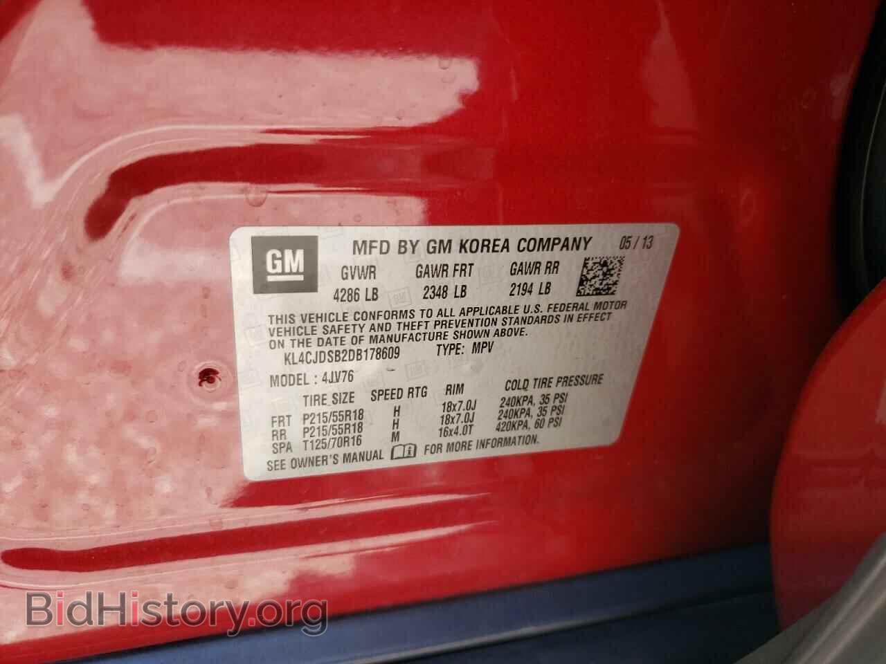 2013 BUICK ENCORE - VIN: KL4CJDSB2DB178609 - Photo 10