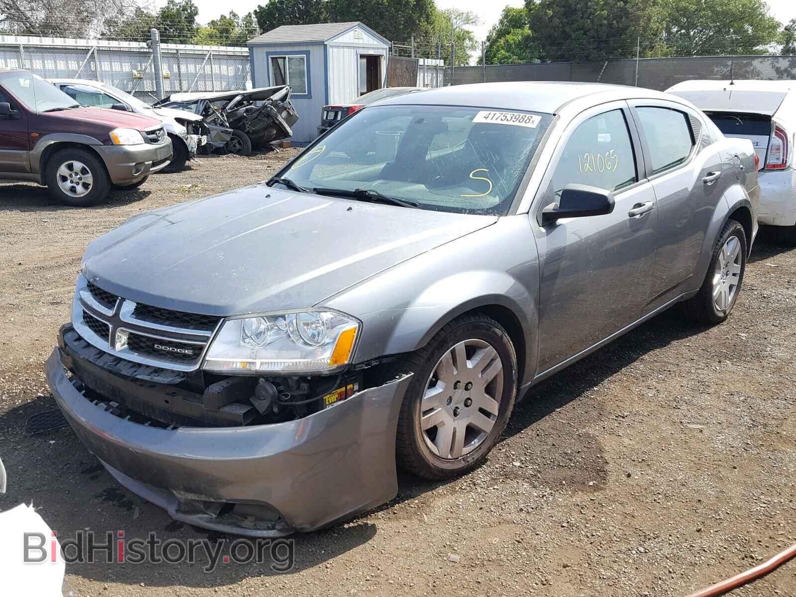 2012 DODGE AVENGER - VIN: 1C3CDZAB1CN110542 - Фото 2