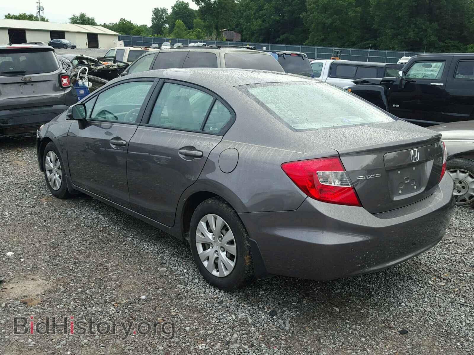 2012 HONDA CIVIC LX - VIN: 19XFB2F51CE100865 - Фото 3