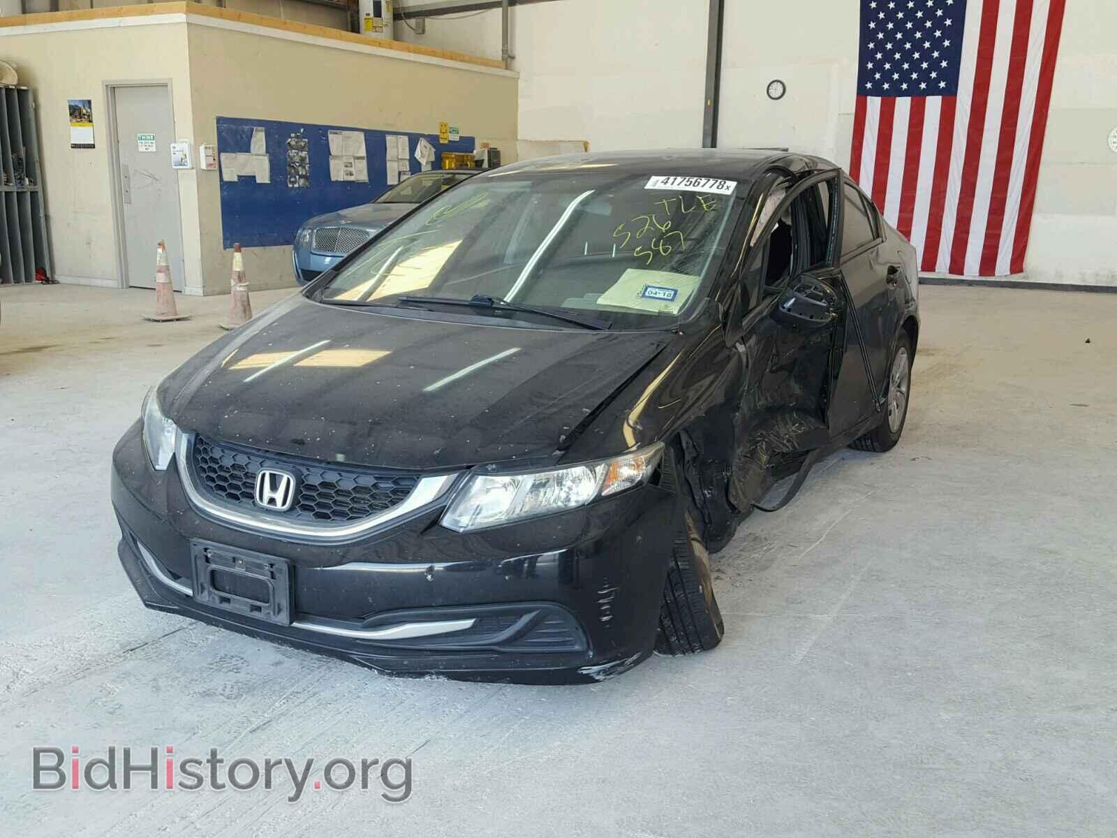 2013 HONDA CIVIC - VIN: 2HGFB2F54DH526587 - Фото 2