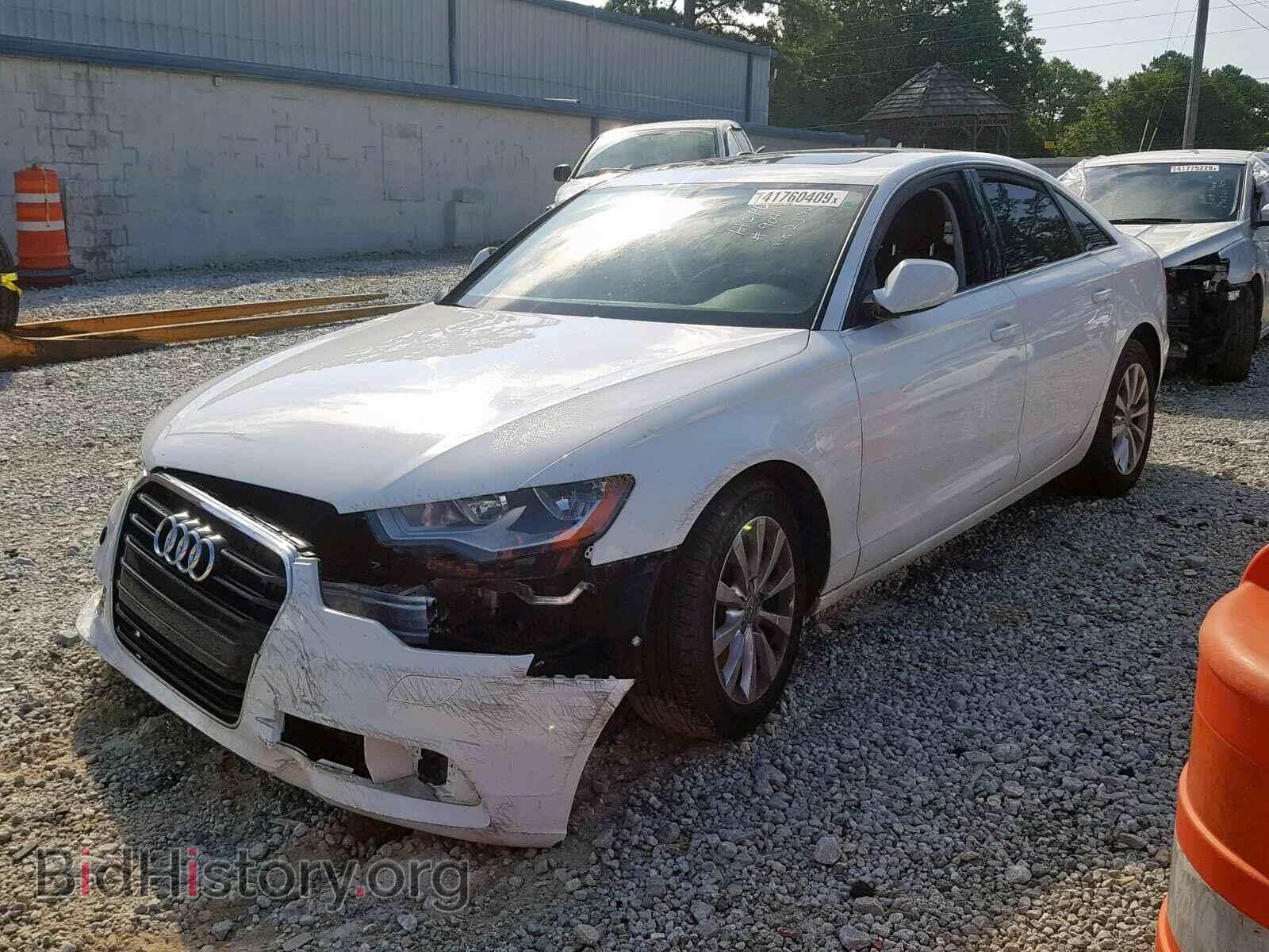 2014 AUDI A6 - VIN: WAUCFAFC3EN162392 - Фото 2