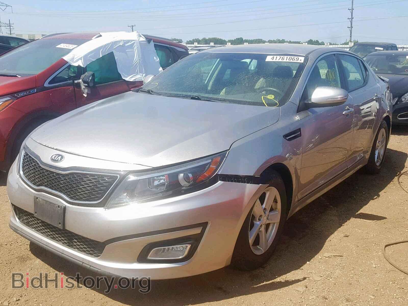 2014 KIA OPTIMA LX - VIN: KNAGM4A7XE5481310 - Фото 2