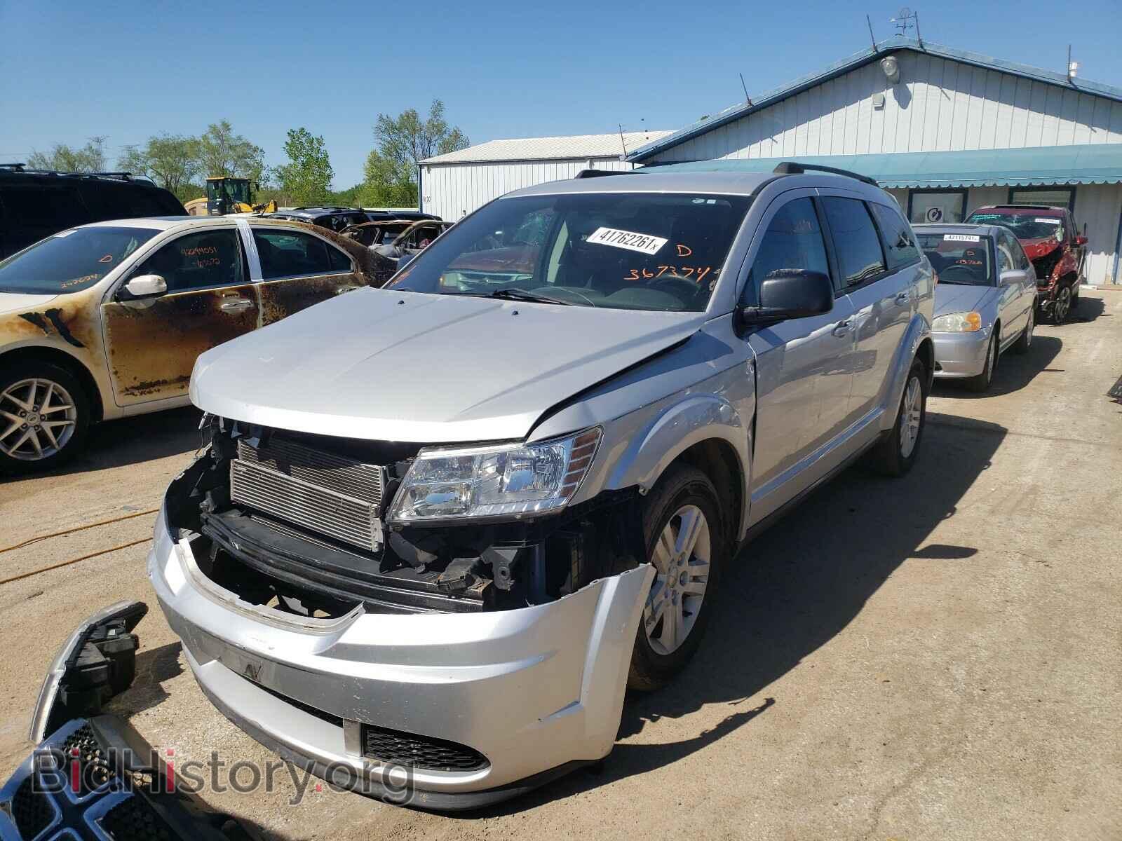 2012 DODGE JOURNEY - VIN: 3C4PDCAB5CT367374 - Фото 2