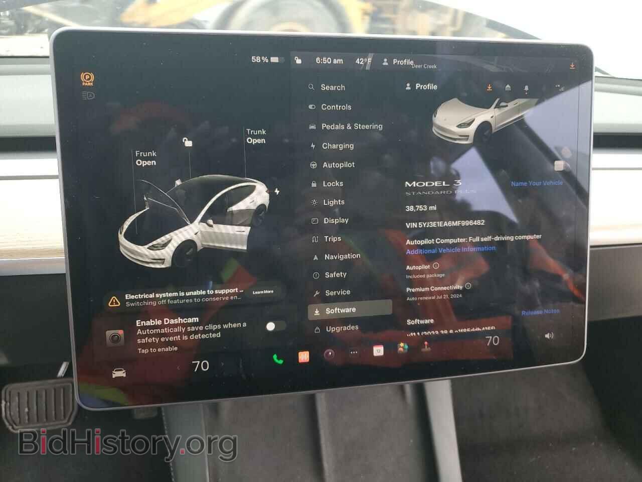 2021 TESLA MODEL 3 - VIN: 5YJ3E1EA6MF996482 - Photo 9