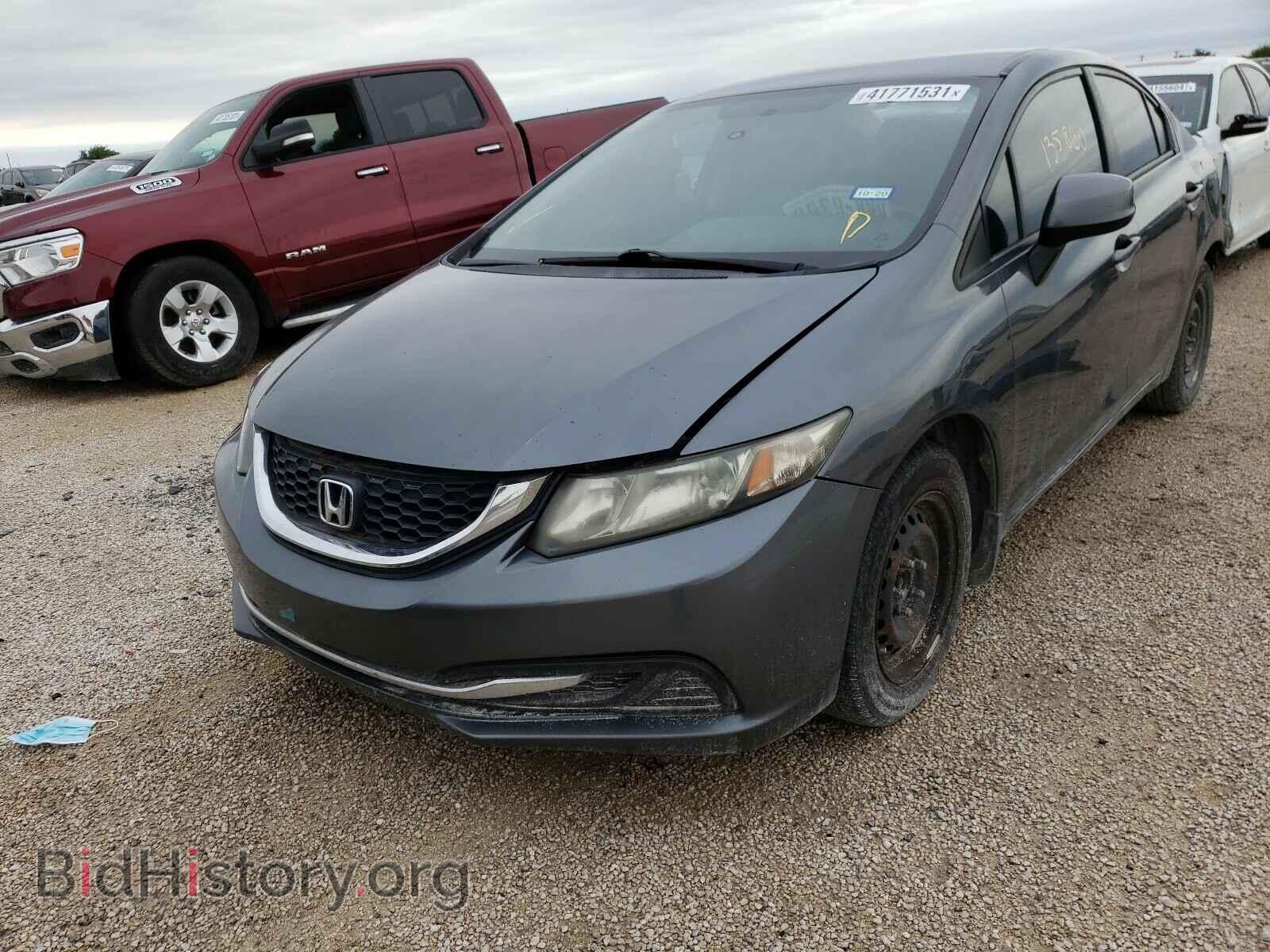 2013 HONDA CIVIC - VIN: 19XFB2F55DE013617 - Фото 2
