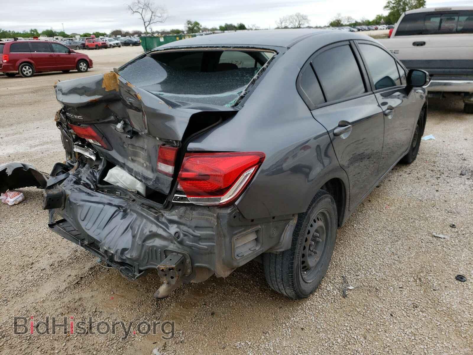 2013 HONDA CIVIC - VIN: 19XFB2F55DE013617 - Фото 4