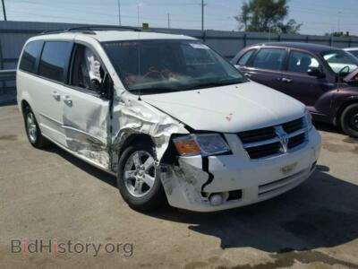 2010 Dodge CARAVAN Grand Cara, white — VIN 2D4RN5D16AR144445, Copart