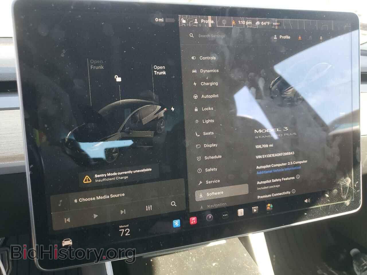 2019 TESLA MODEL 3 - VIN: 5YJ3E1EA0KF296843 - Фото 9
