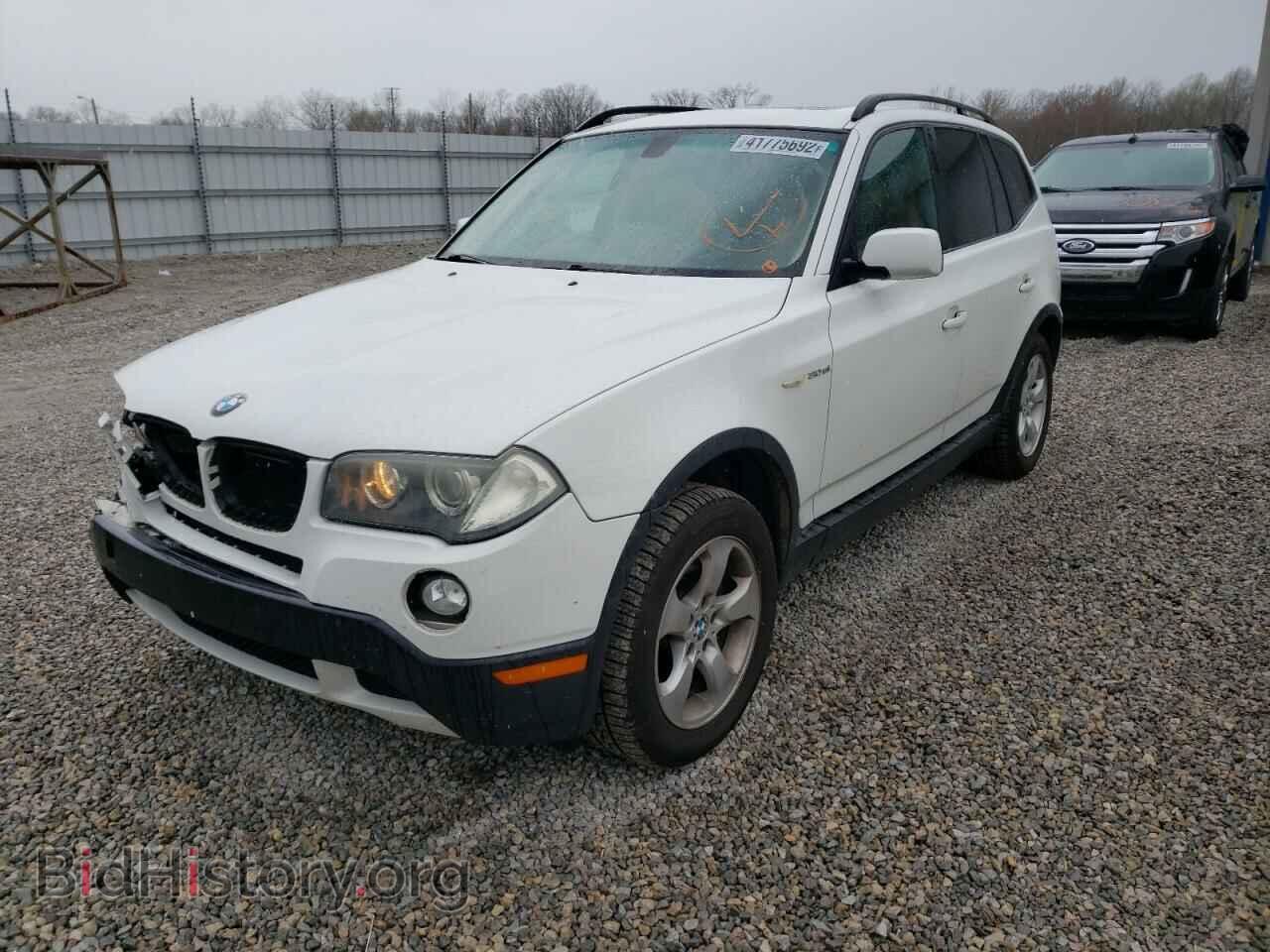 2007 BMW X3 - VIN: WBXPC93457WF10141 - Фото 2