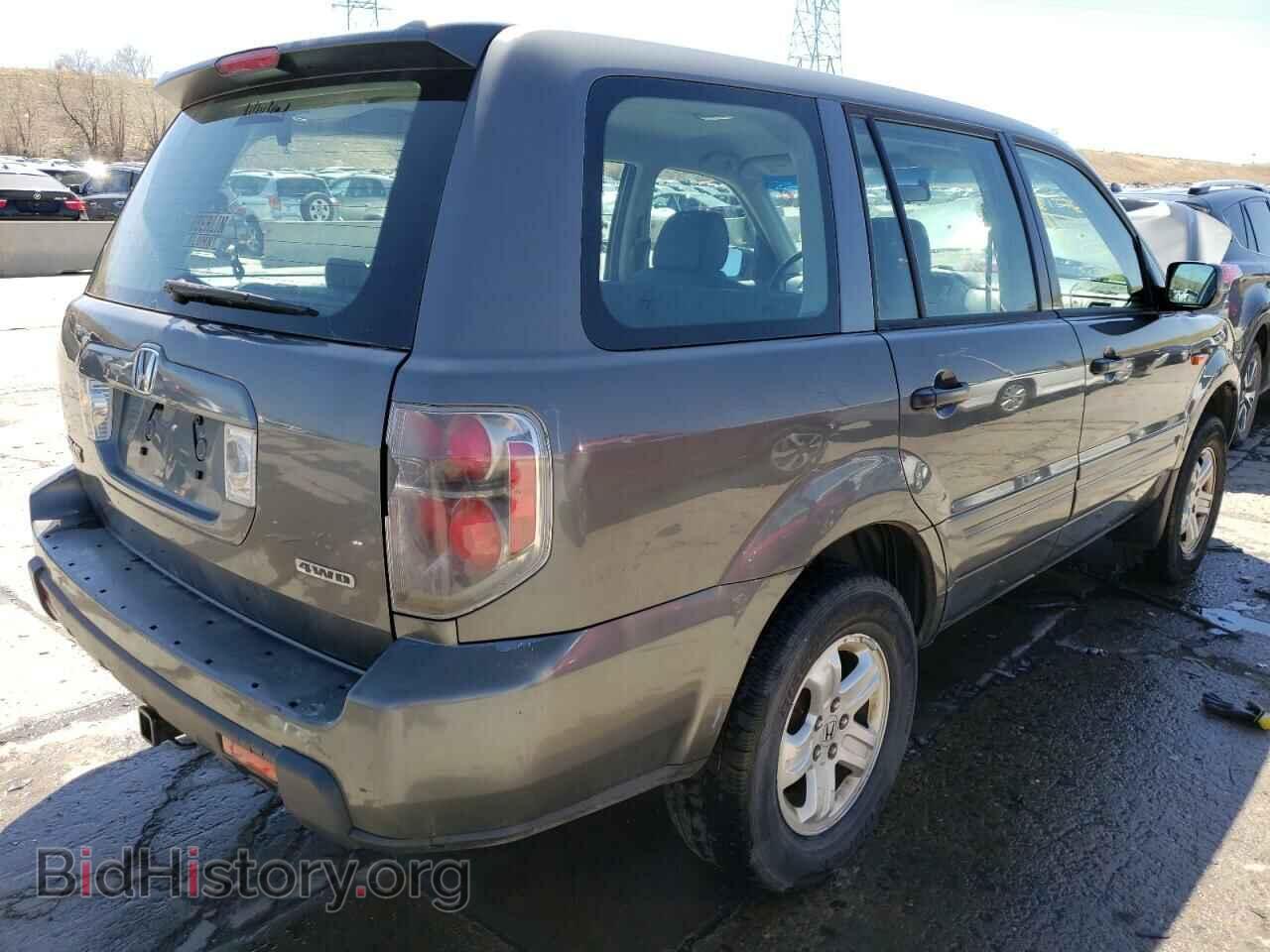 2007 HONDA PILOT - VIN: 2HKYF18127H511372 - Фото 4