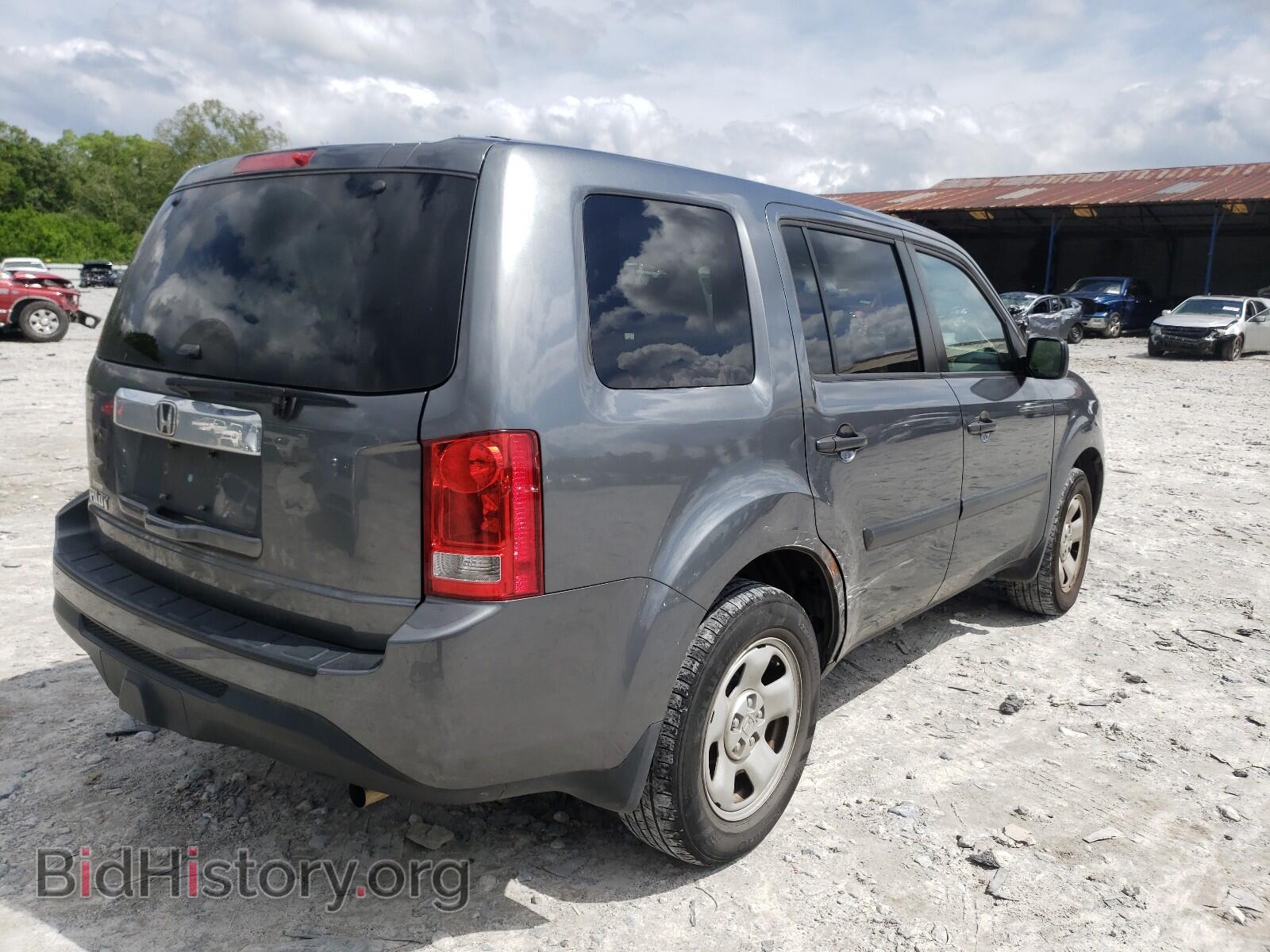 2013 HONDA PILOT - VIN: 5FNYF3H24DB028707 - Фото 4
