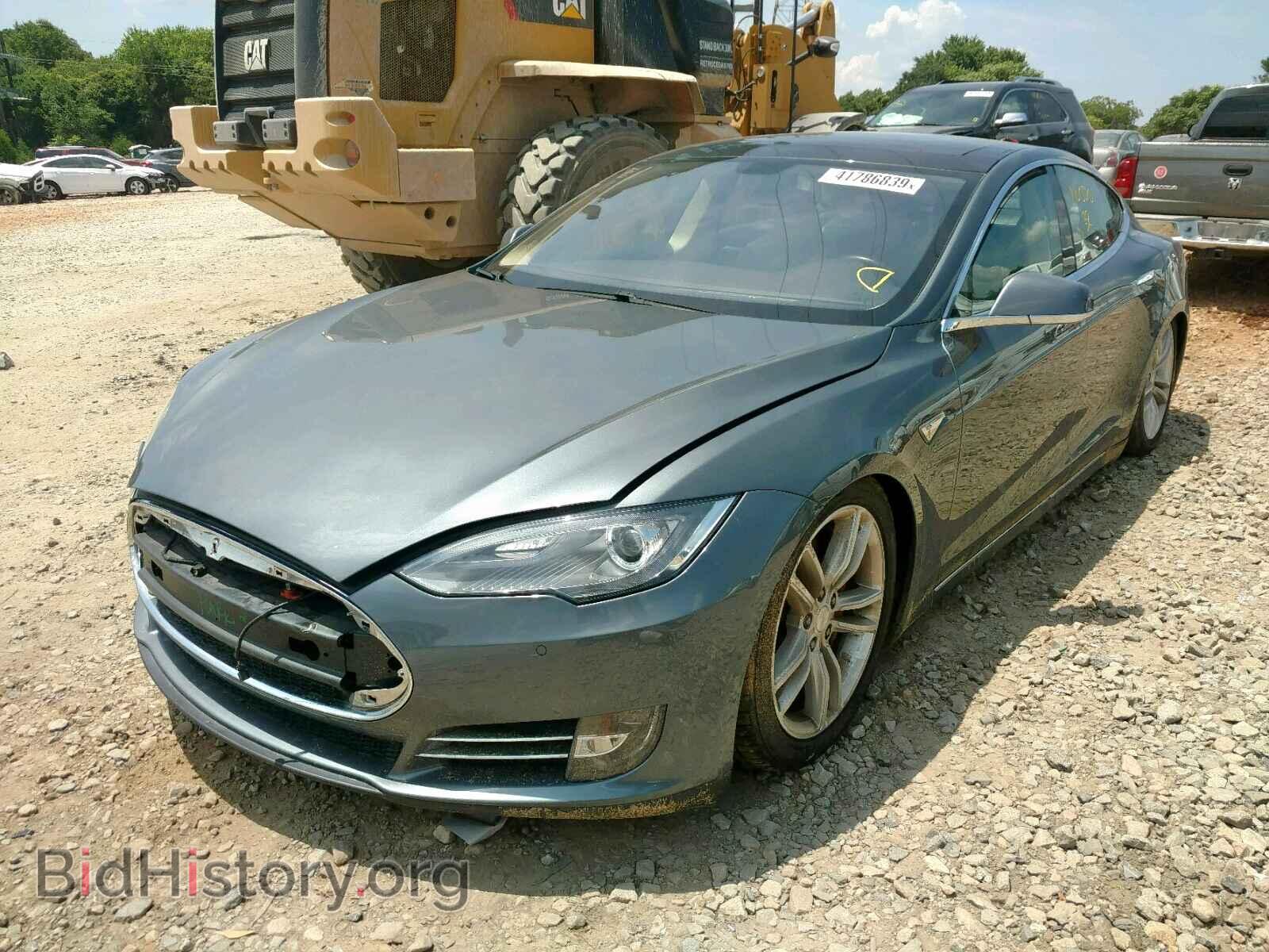 2014 TESLA MODEL S - VIN: 5YJSA1H12EFP48962 - Photo 2