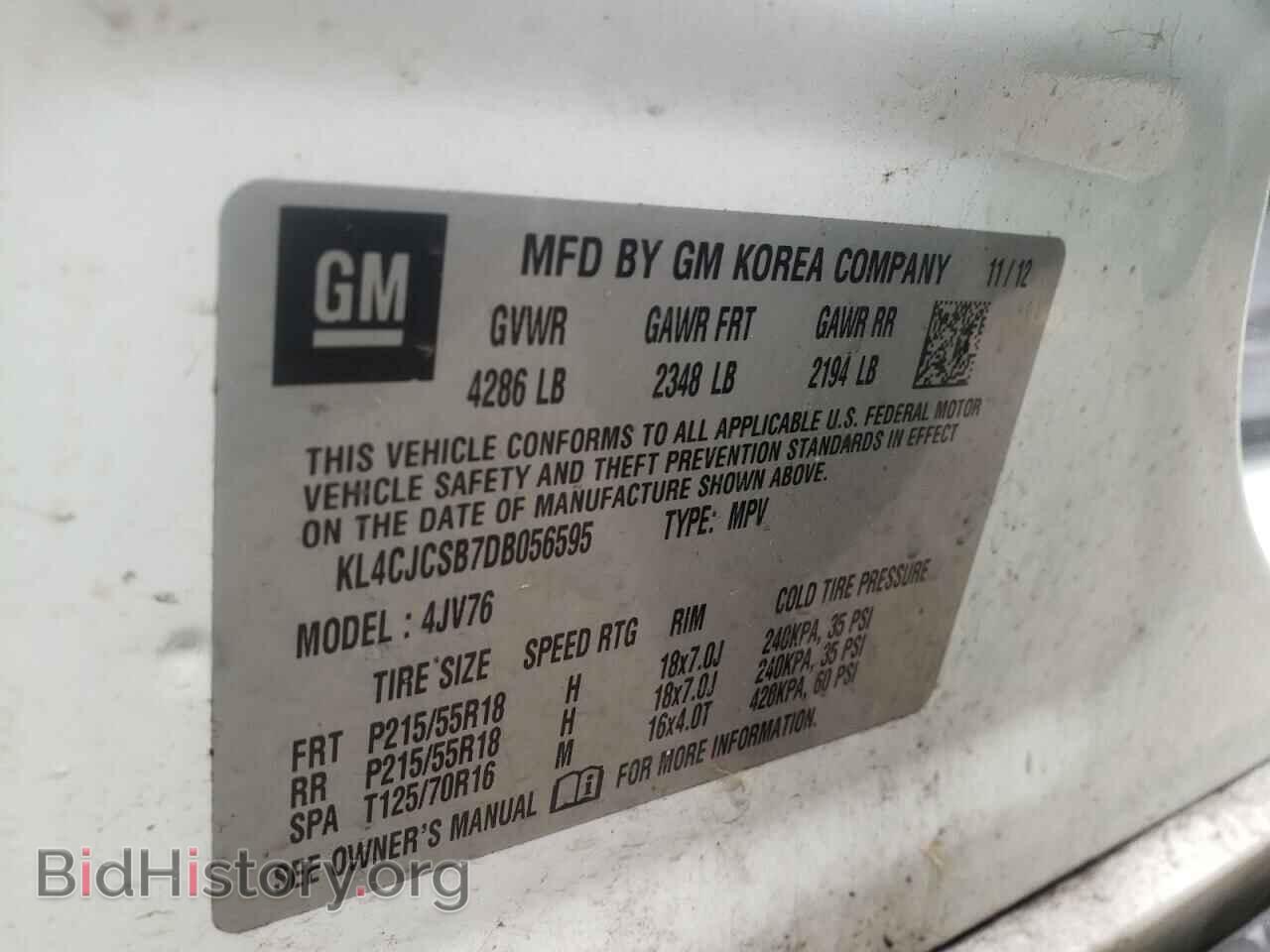 2013 BUICK ENCORE - VIN: KL4CJCSB7DB056595 - Photo 10