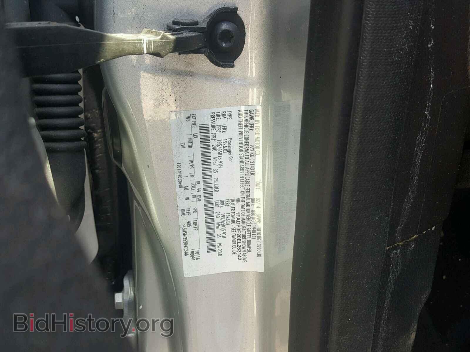 2014 FORD FOCUS - VIN: 1FADP3E20EL263142 - Фото 10
