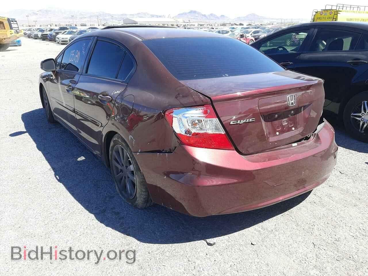2012 HONDA CIVIC - VIN: 19XFB2F88CE334267 - Фото 3
